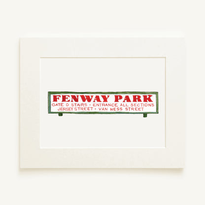 Mini Prints - Boston Collection | Gouache and Ink