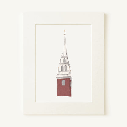 Mini Prints - Boston Collection | Gouache and Ink