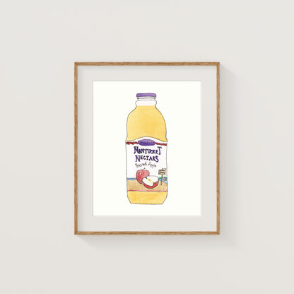 Individual New England Foods Mini Art Prints | Watercolor and Ink