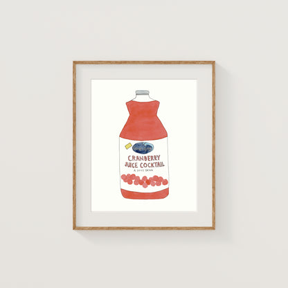 Individual New England Foods Mini Art Prints | Watercolor and Ink