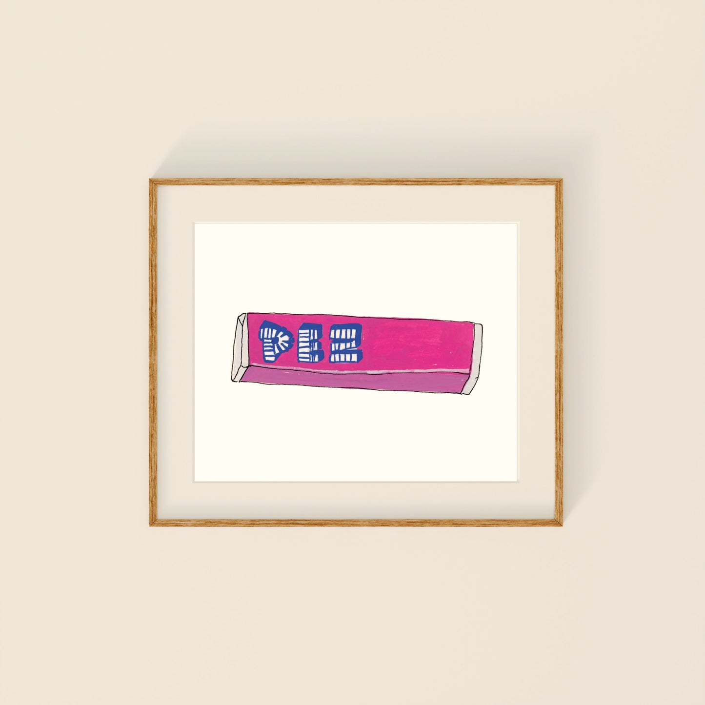 Mini Prints - Retro Candy | Gouache and Ink