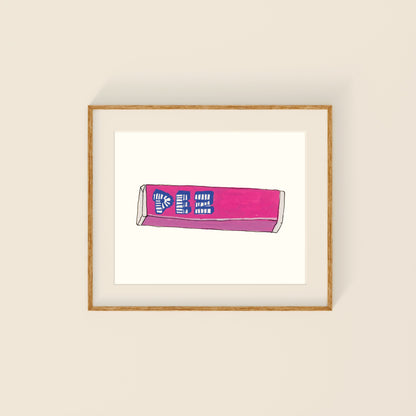 Mini Prints - Retro Candy | Gouache and Ink