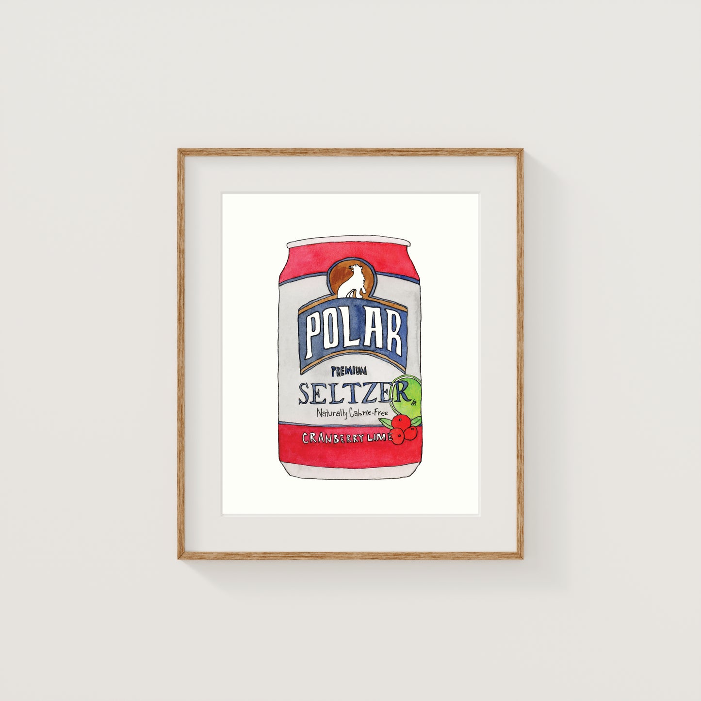 Individual New England Foods Mini Art Prints | Watercolor and Ink