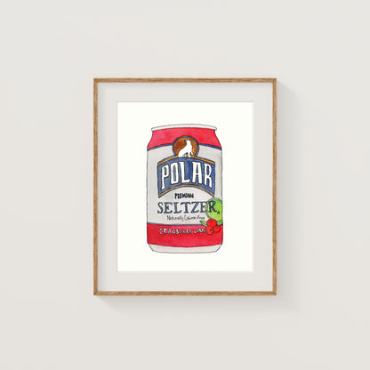 Individual New England Foods Mini Art Prints | Watercolor and Ink