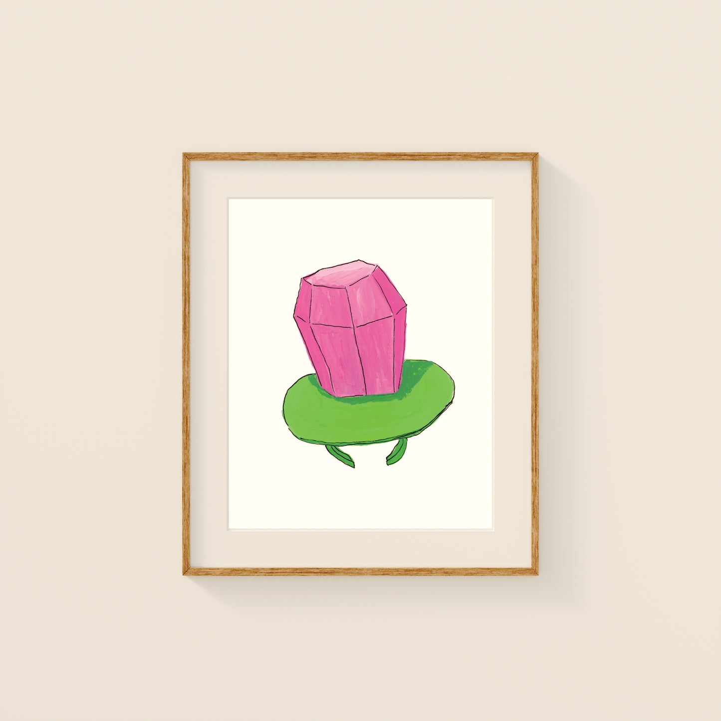 Mini Prints - Retro Candy | Gouache and Ink