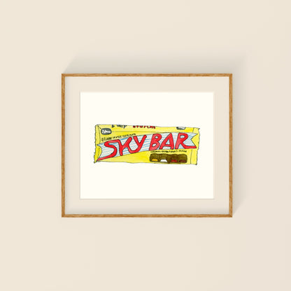 Mini Prints - Retro Candy | Gouache and Ink