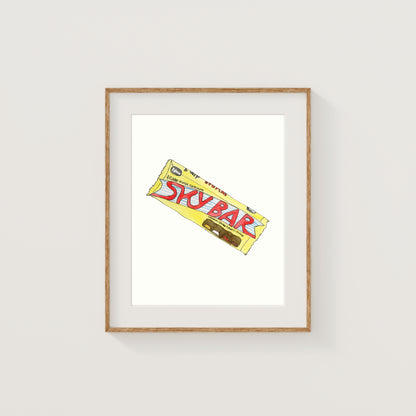 Individual New England Foods Mini Art Prints | Watercolor and Ink