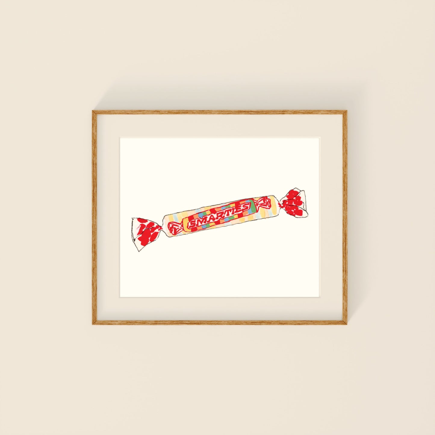 Mini Prints - Retro Candy | Gouache and Ink