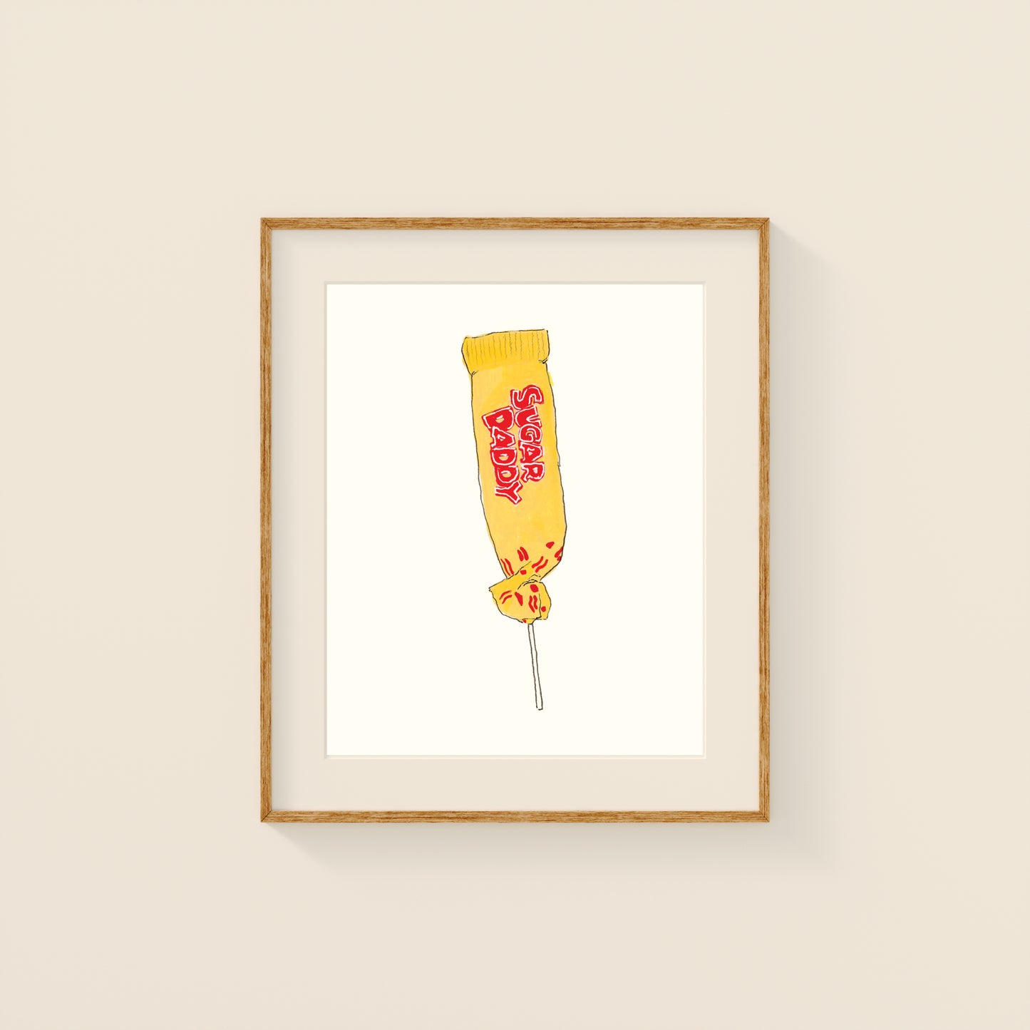 Mini Prints - Retro Candy | Gouache and Ink