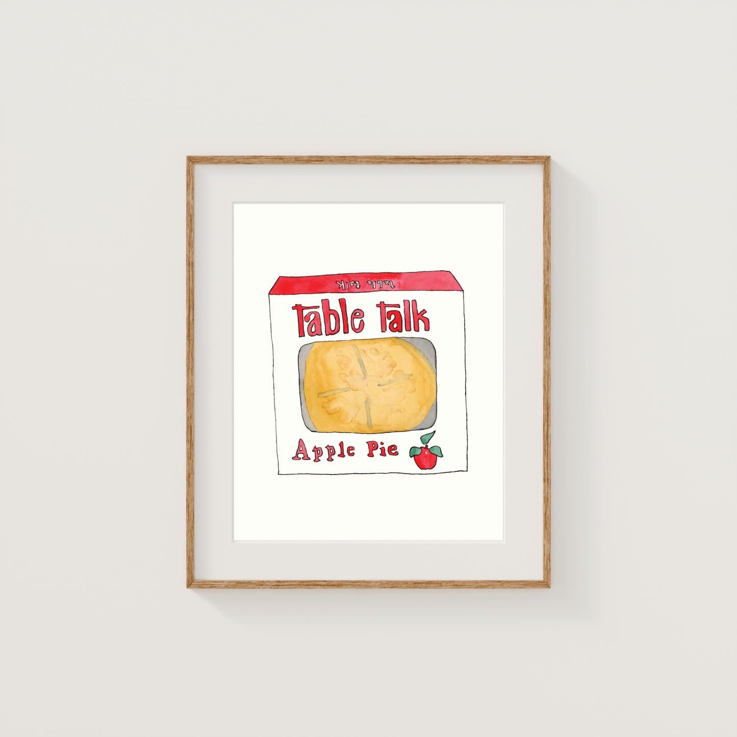 Individual New England Foods Mini Art Prints | Watercolor and Ink