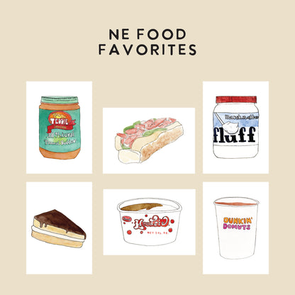 Tiny Prints - New England Foods Edition - Pack of 6