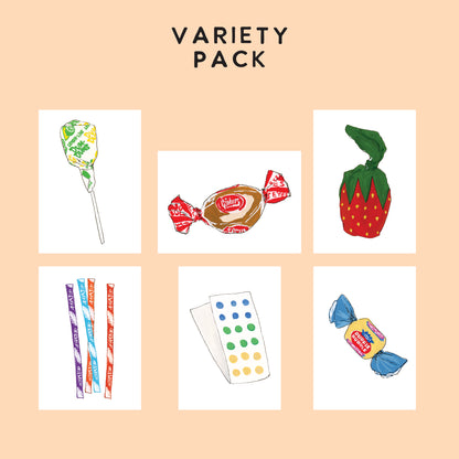 Tiny Prints - Retro Candy Edition - Pack of 6