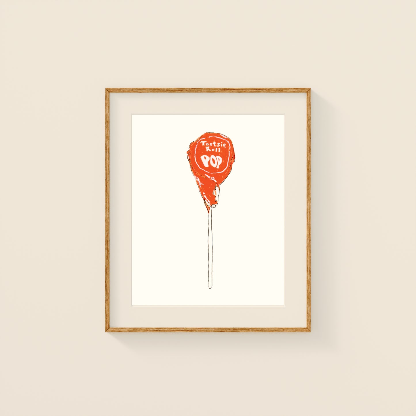 Mini Prints - Retro Candy | Gouache and Ink