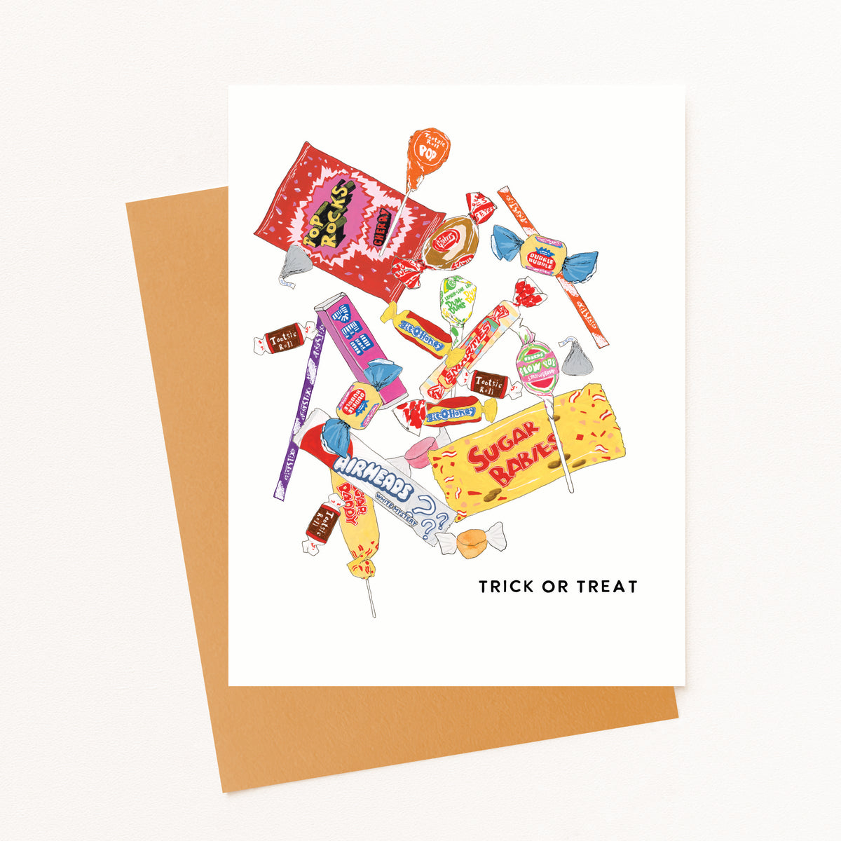 Trick or Treat Halloween Greeting Card