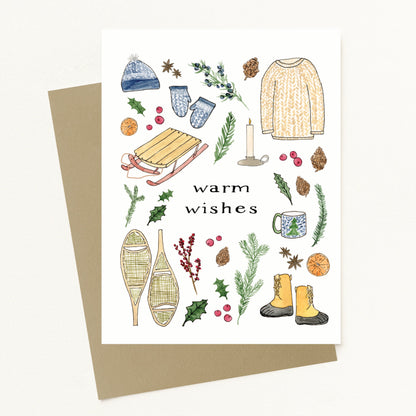 Warm Wishes - Holiday Greeting Card