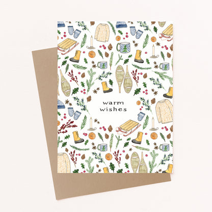 Warm Wishes - Holiday Greeting Card