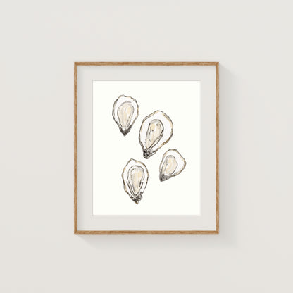 Individual New England Foods Mini Art Prints | Watercolor and Ink