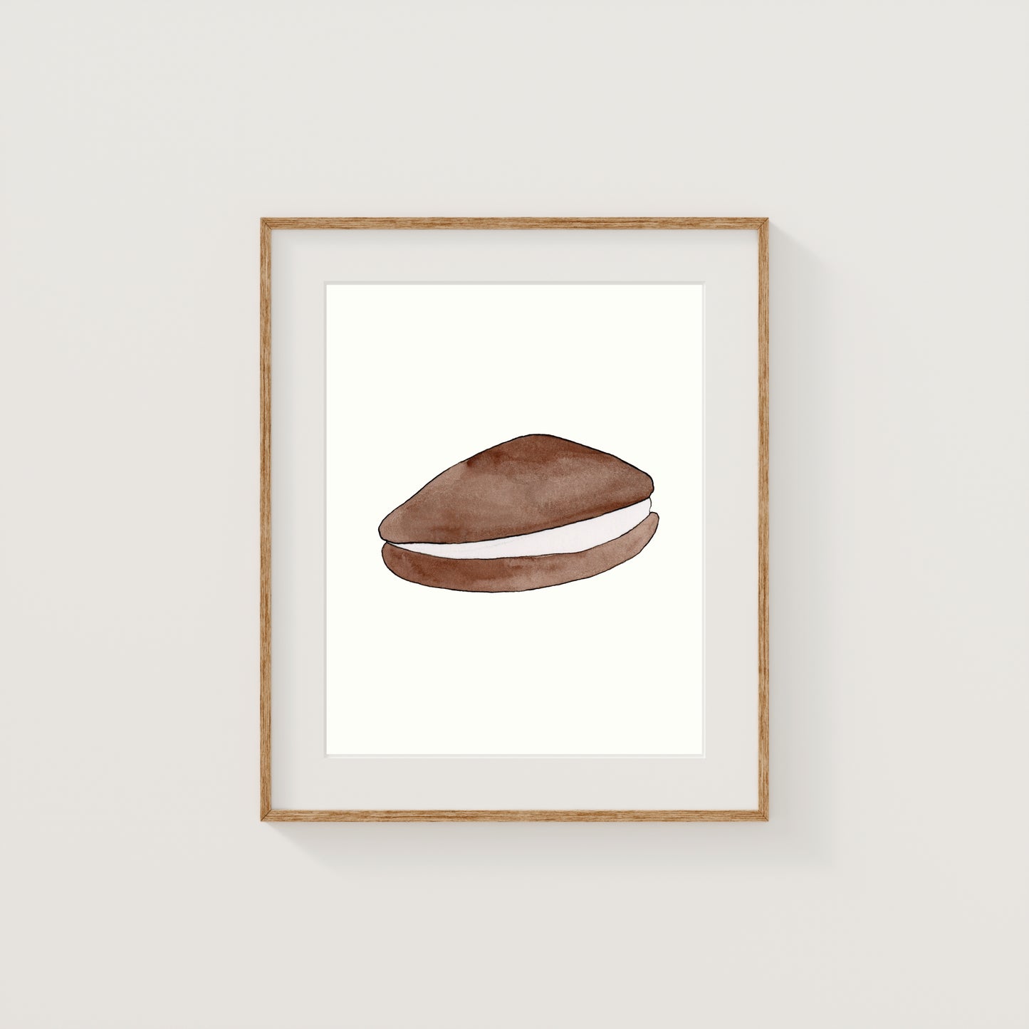 Individual New England Foods Mini Art Prints | Watercolor and Ink