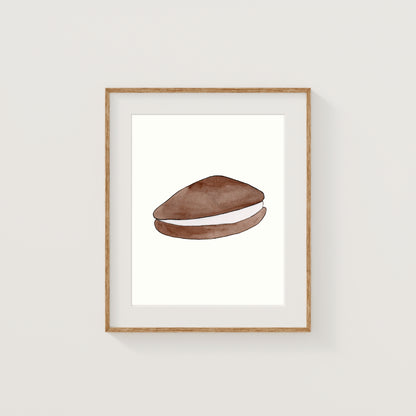 Individual New England Foods Mini Art Prints | Watercolor and Ink