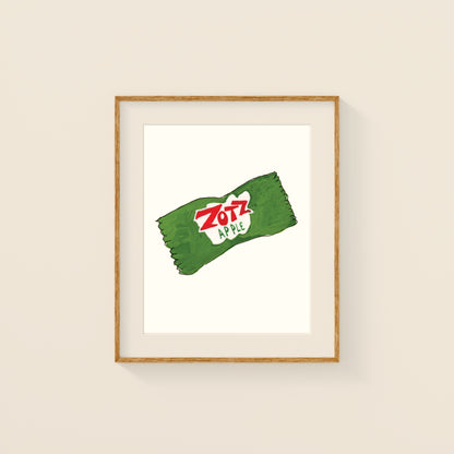 Mini Prints - Retro Candy | Gouache and Ink